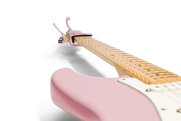 Kyser X Fender Quick Change Electric Guitar Capo Shell Pink