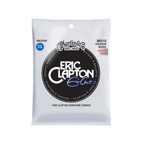Martin MEC13 Clapton's Choice Phosphor Bronze Acoustic Guitar Strings, Medium (13-56)